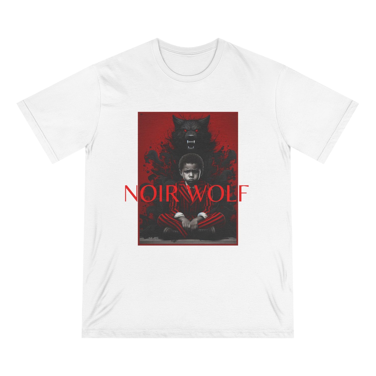 Organic Staple T-shirt Little Boy by Noir Wolf