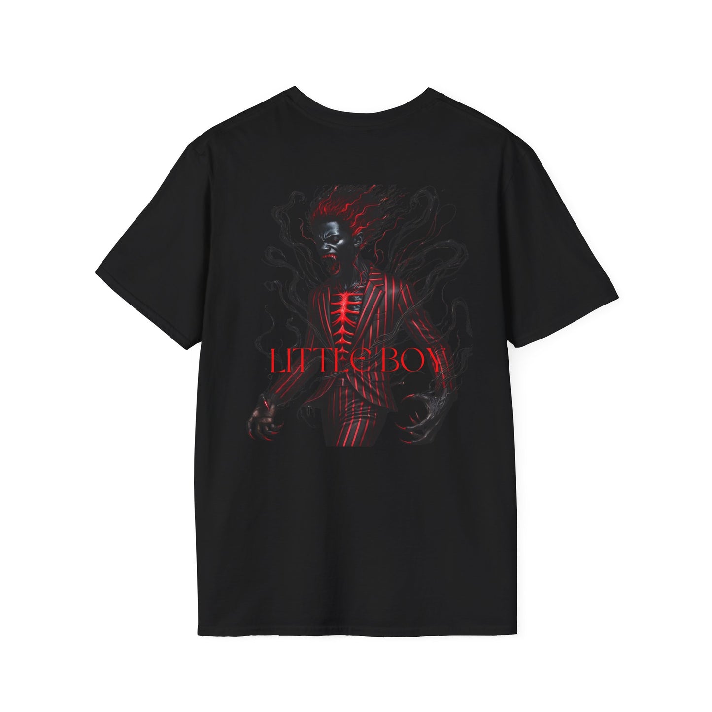 Unisex Softstyle T-Shirt featuring 'Little Boy' Graphic Art
