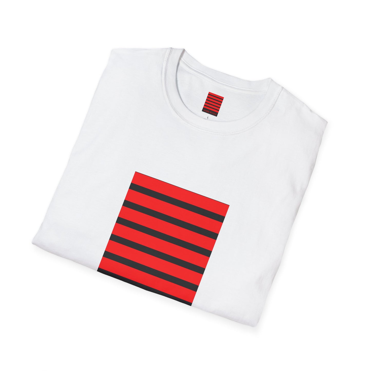 Unisex Softstyle T-Shirt - Noir Wolf Graphic Tee | Edgy Streetwear Fashion