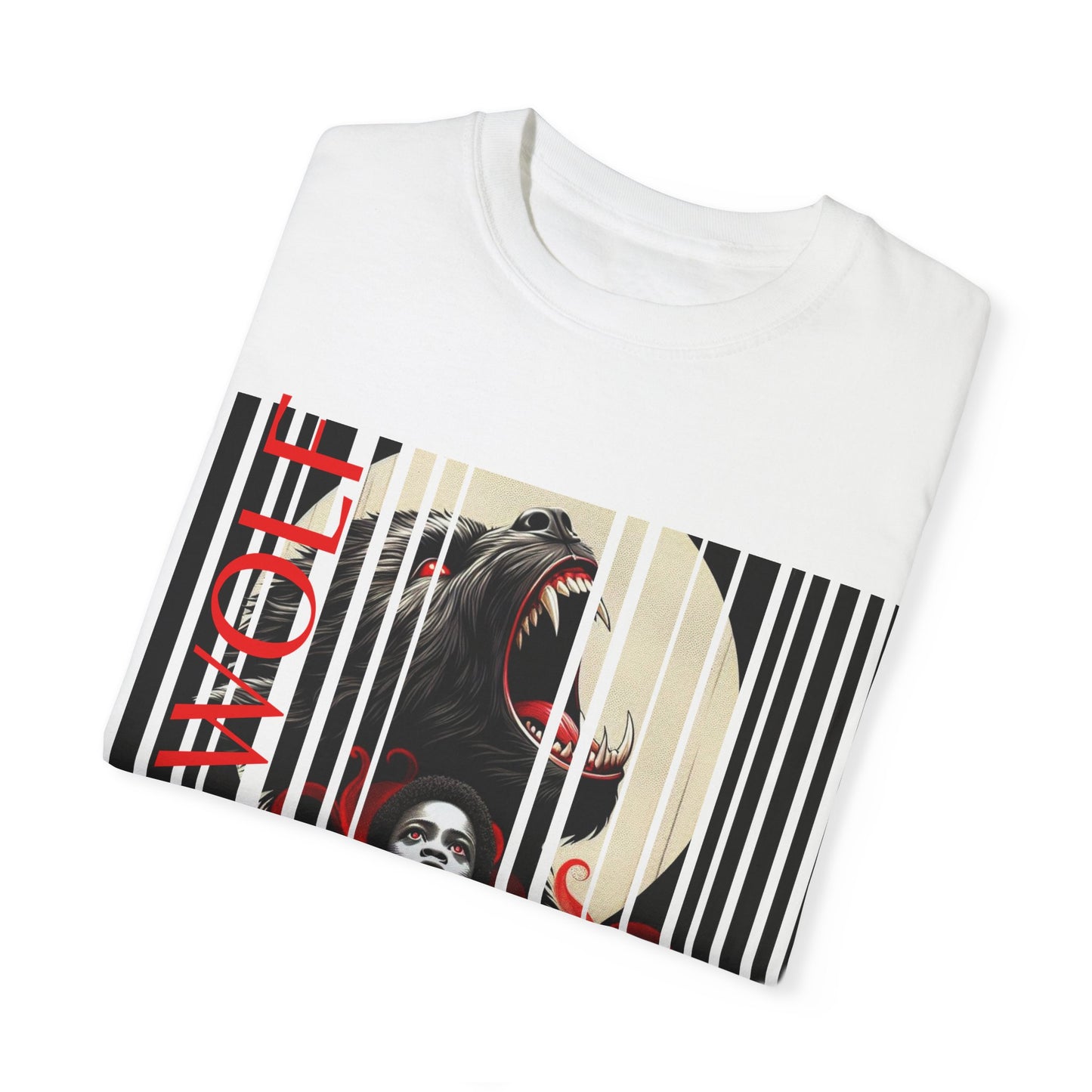 Unisex Garment-Dyed T- Little boy By Noir Wolf