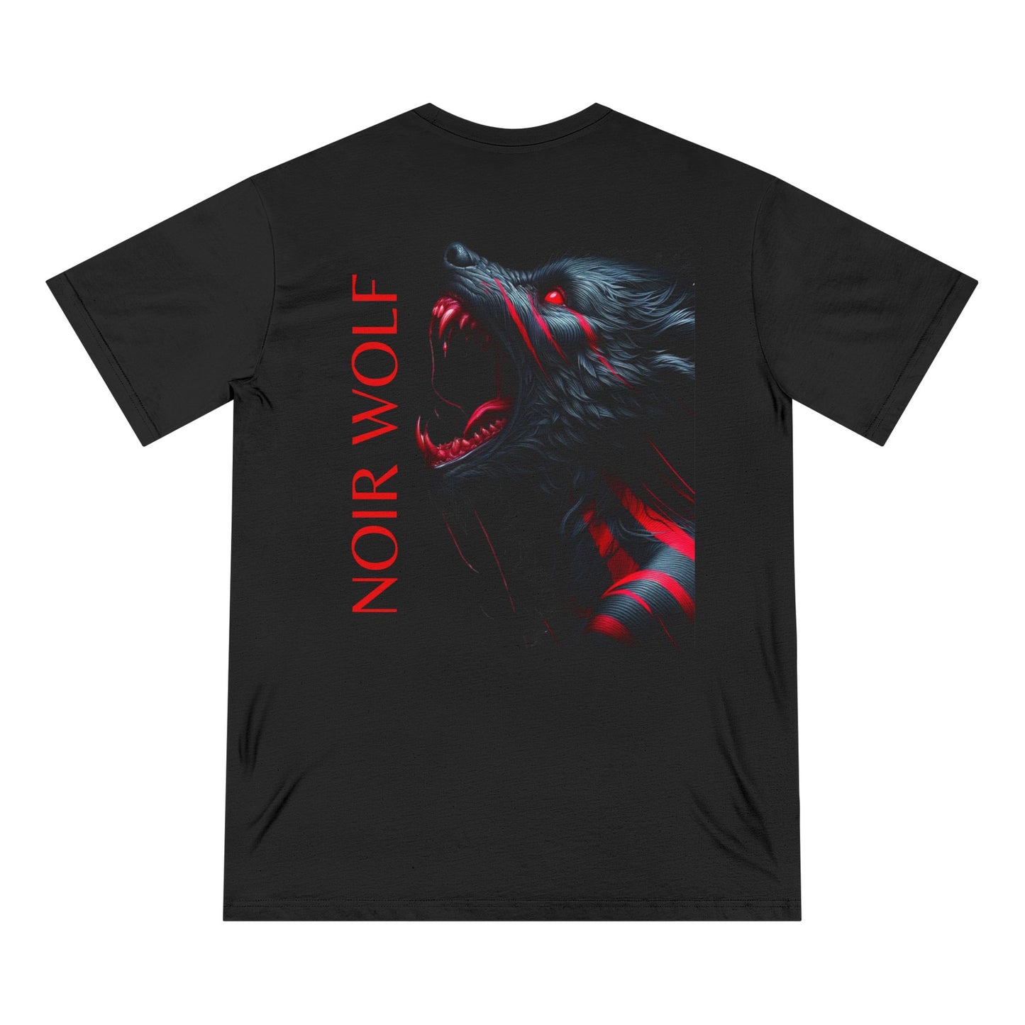 'Little Boy' & 'Noir Wolf' Graphic Organic T-Shirt - Edgy Urban Wear