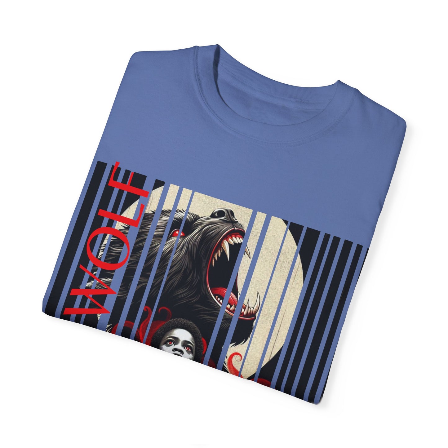 Unisex Garment-Dyed T- Little boy By Noir Wolf