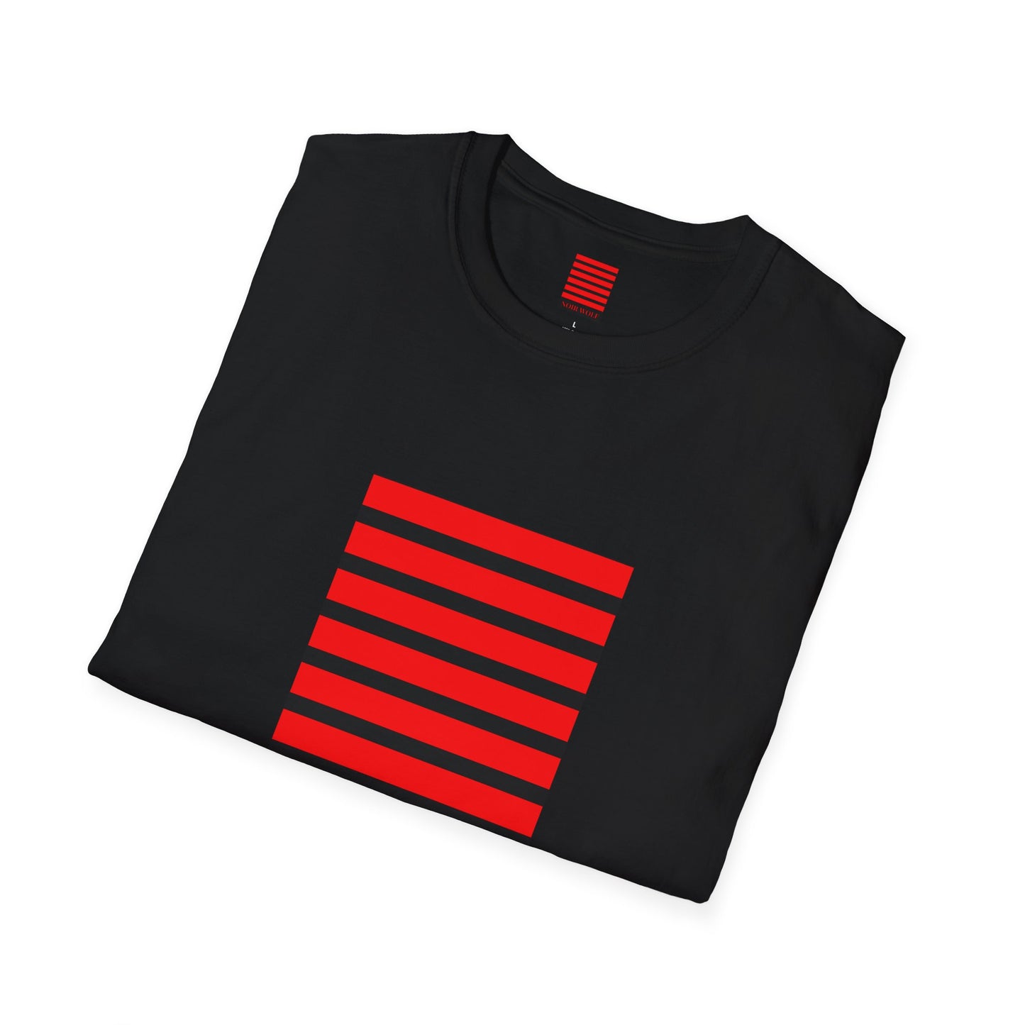 Unisex Softstyle T-Shirt - Noir Wolf Graphic Tee | Edgy Streetwear Fashion