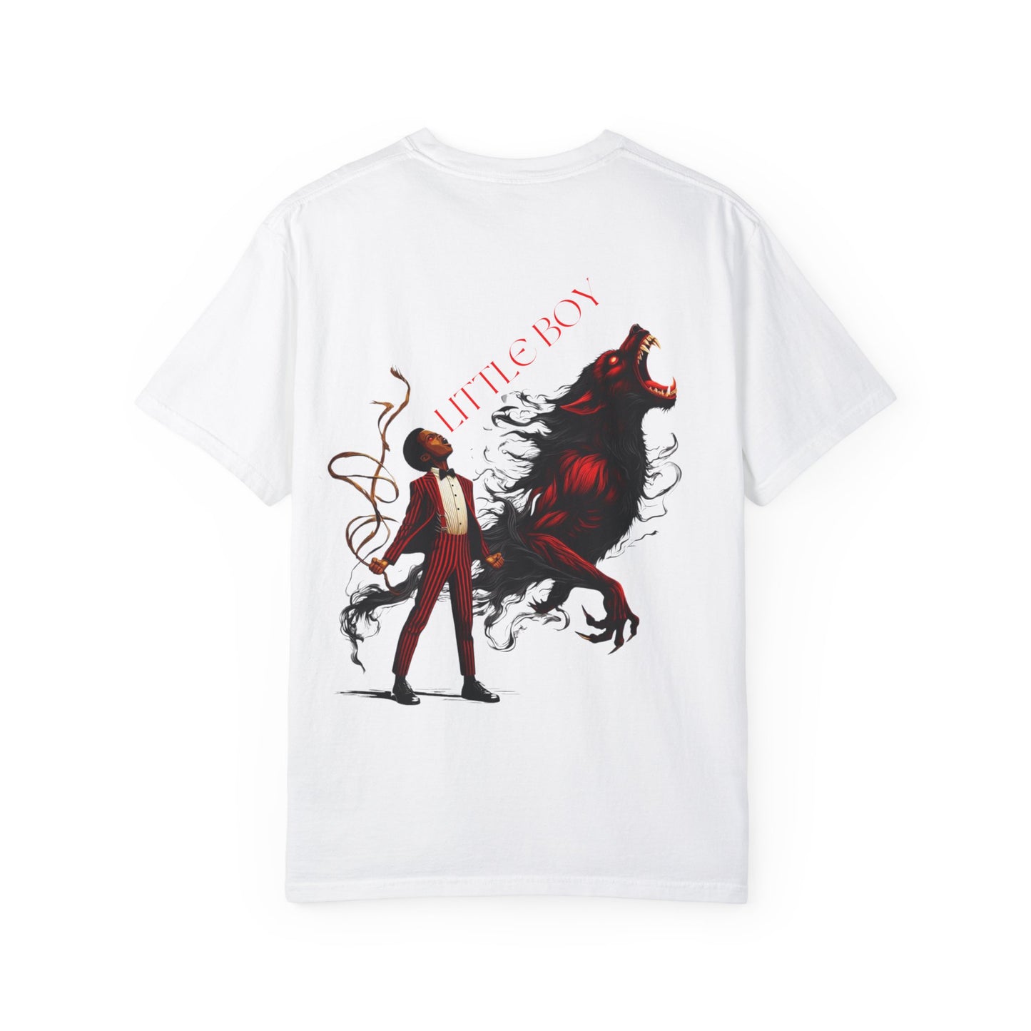 Unisex Garment-Dyed T- Little boy By Noir Wolf