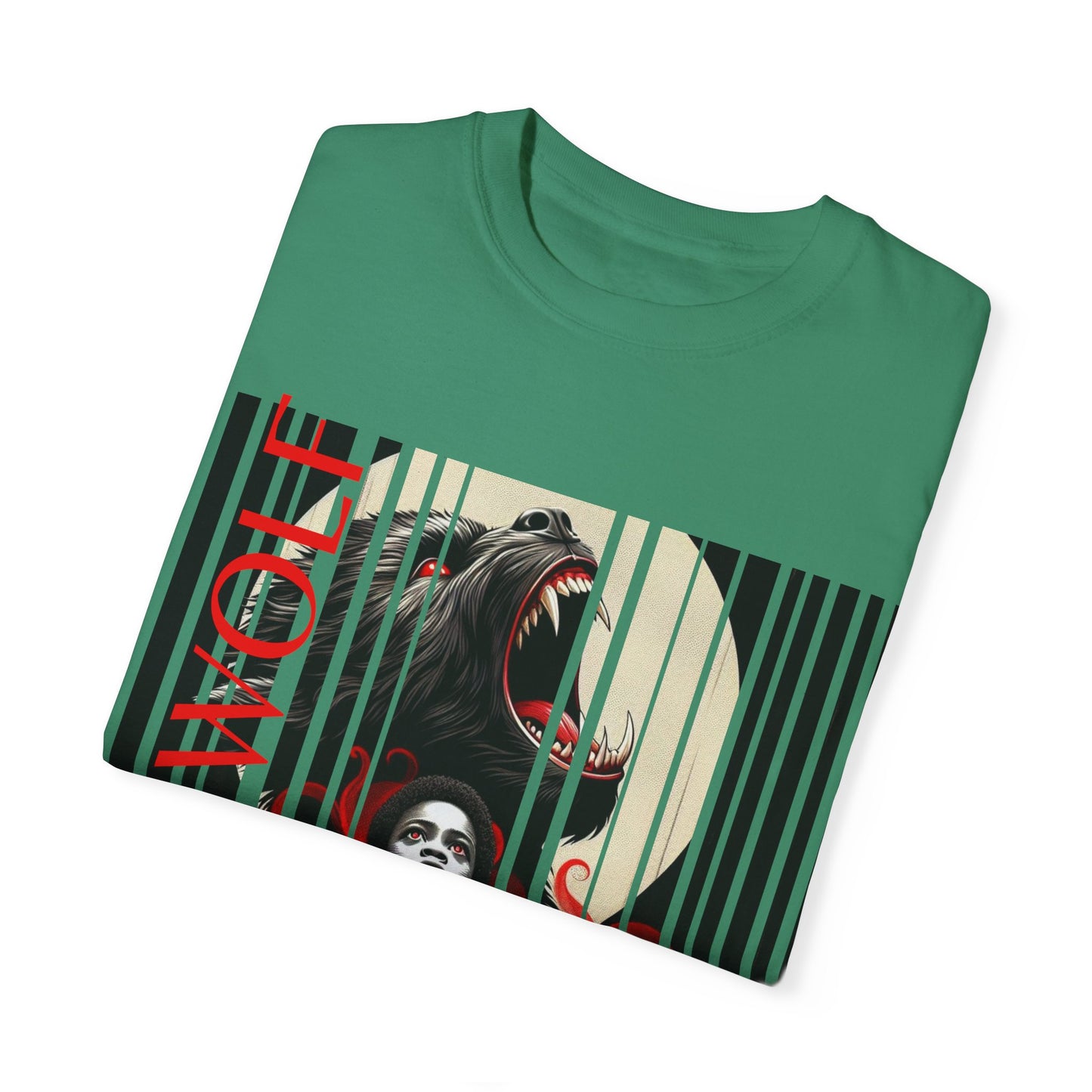 Unisex Garment-Dyed T- Little boy By Noir Wolf