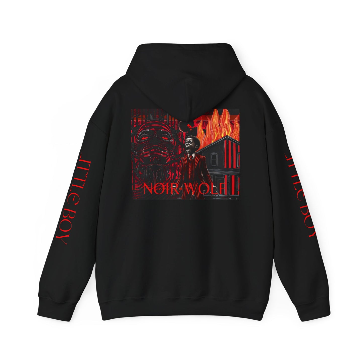 Gothic Art Hoodie, Edgy Streetwear Sweatshirt, Unisex Urban Style, Horror Aesthetic Apparel, Perfect for Gift Giving