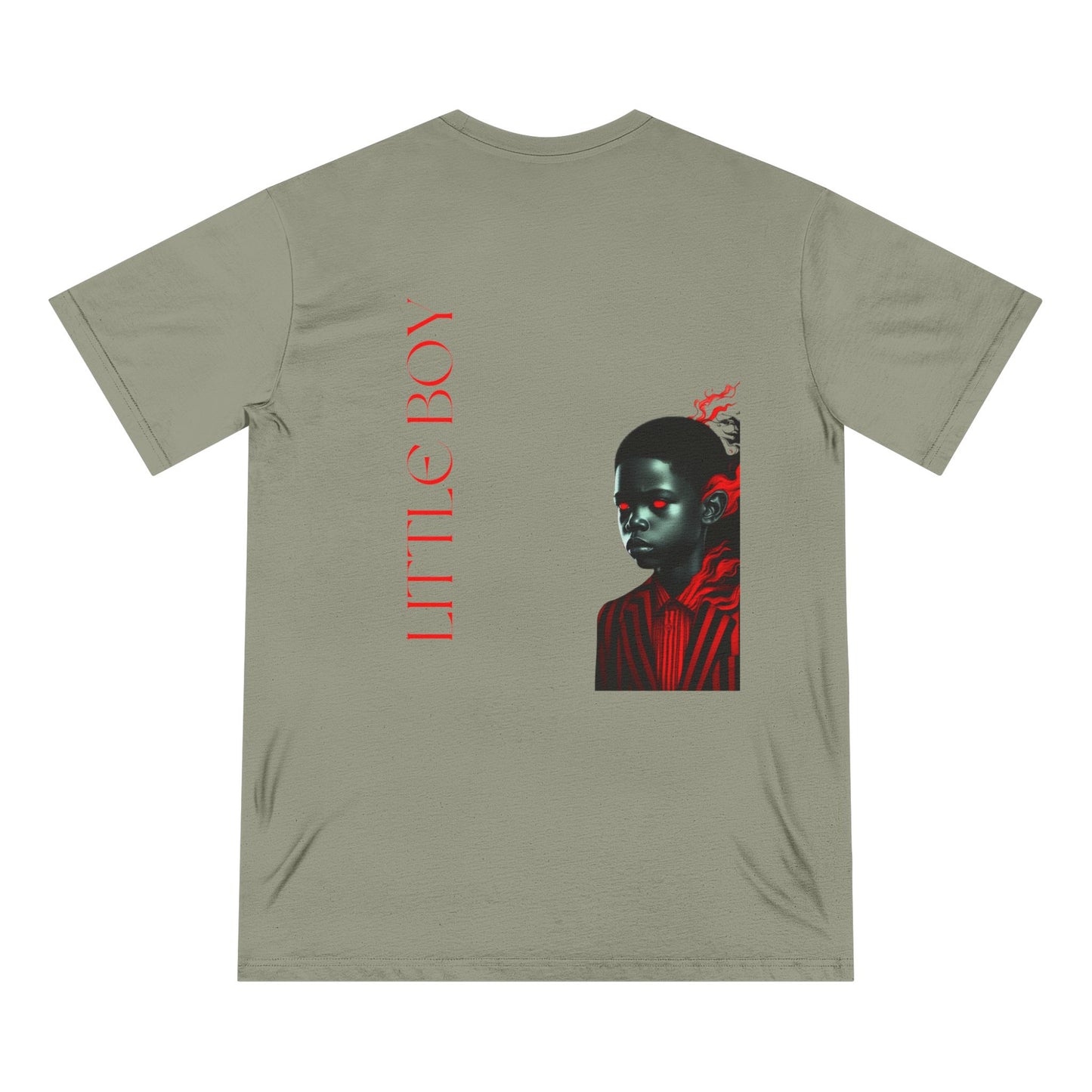 Bold Graphic Organic T-Shirt - 'Little Boy' Art Design