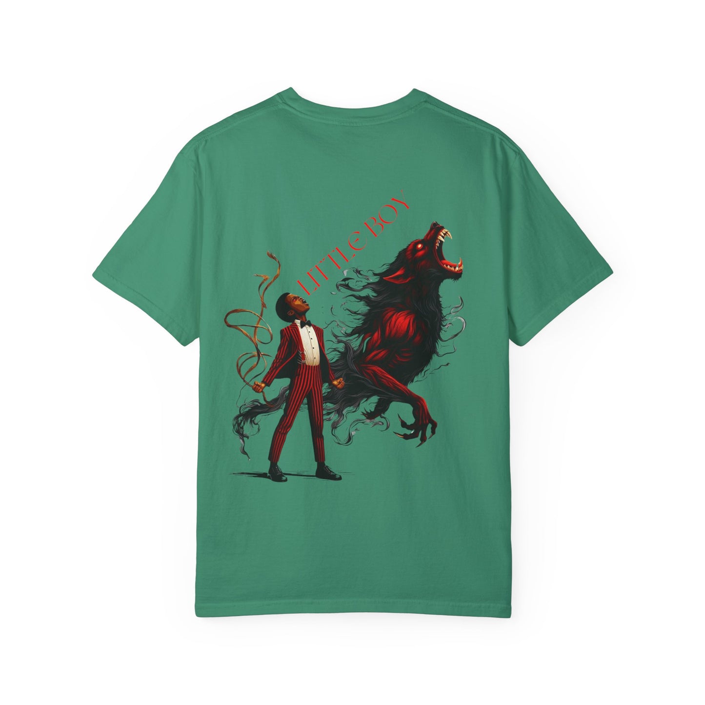 Unisex Garment-Dyed T- Little boy By Noir Wolf