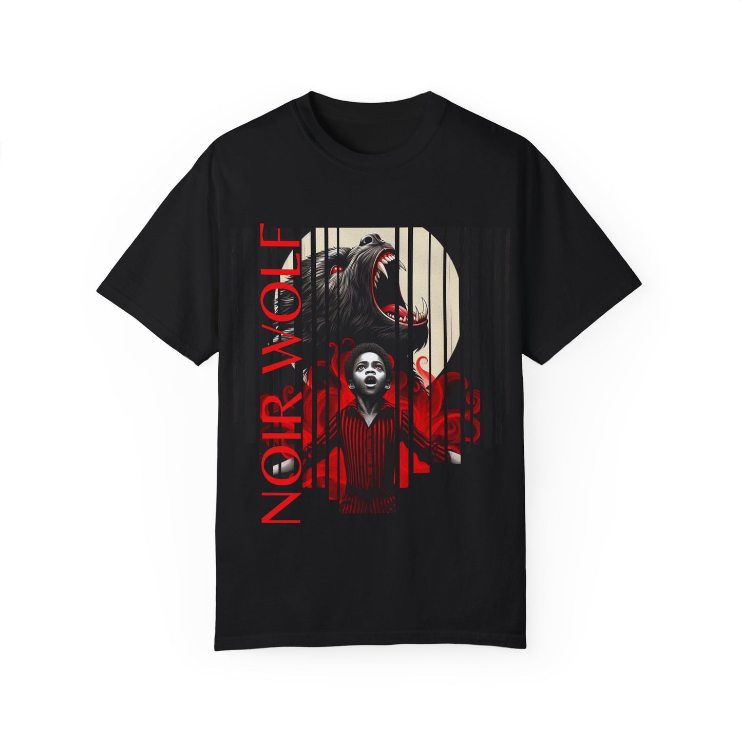Unisex Garment-Dyed T- Little boy By Noir Wolf