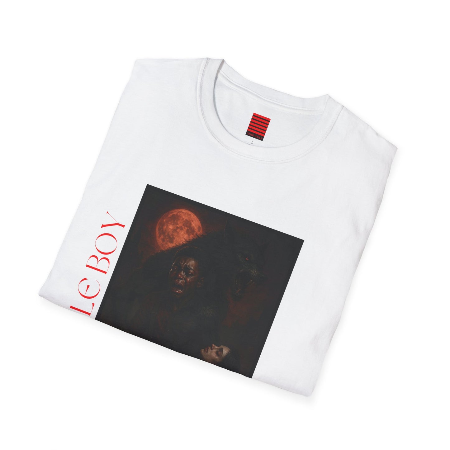 Artistic Unisex T-Shirt - 'Little Boy' & 'Noir Wolf' Design