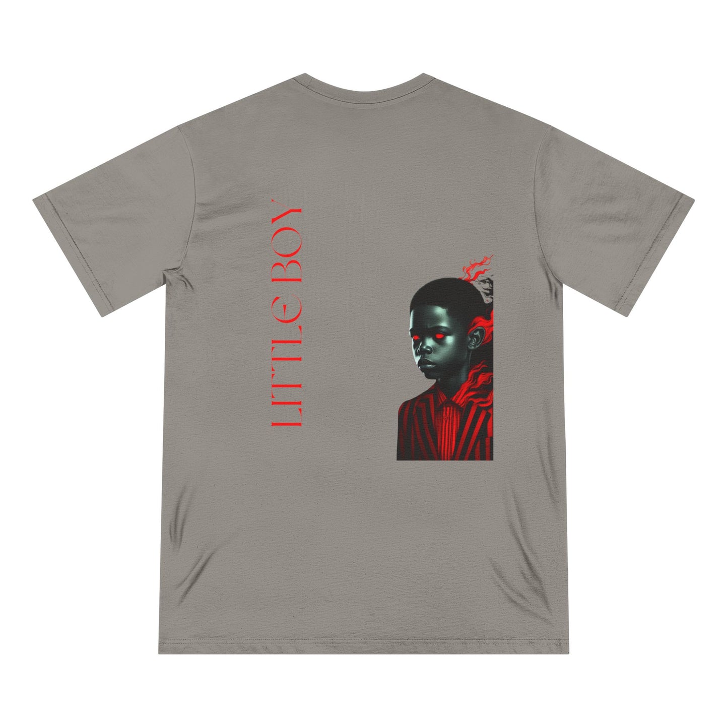 Bold Graphic Organic T-Shirt - 'Little Boy' Art Design