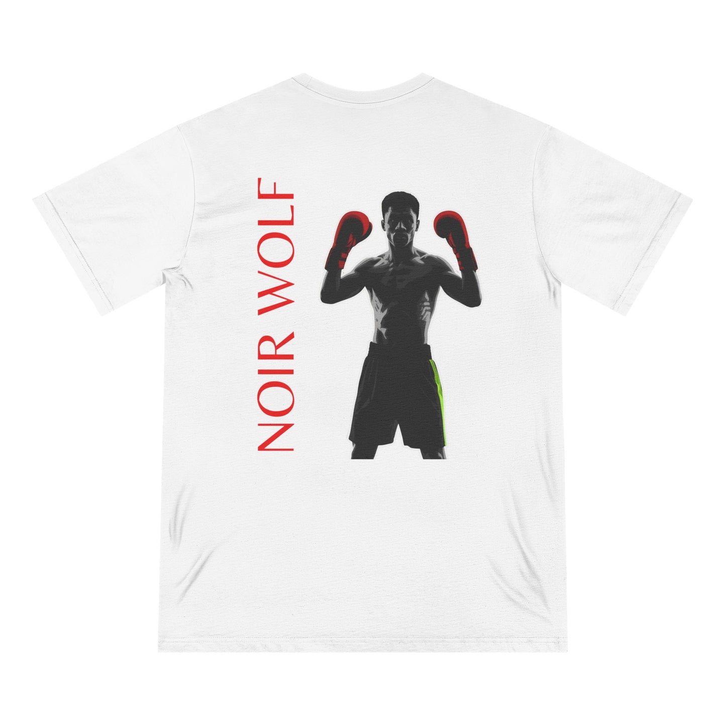 Bold Graphic Organic T-Shirt - 'Little Boy' & 'Noir Wolf' Designs for Urban Style
