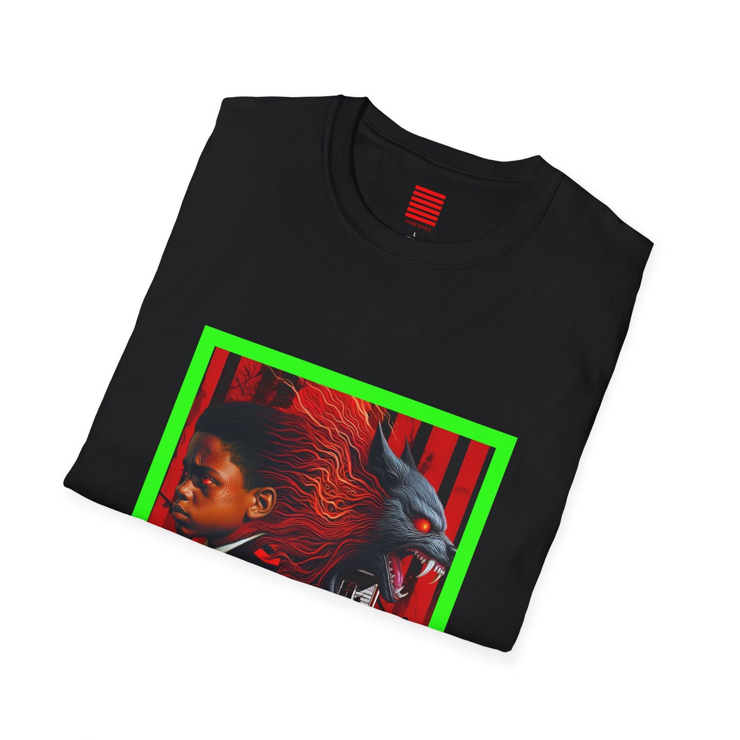 Unisex Softstyle T-Shirt featuring 'Little Boy' Graphic Art