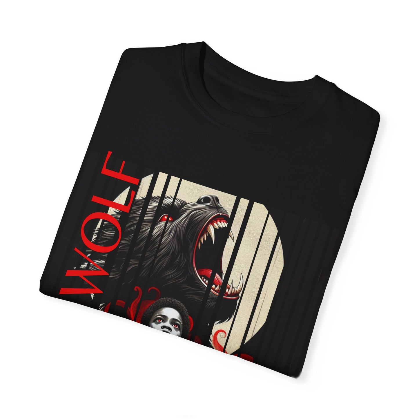 Unisex Garment-Dyed T- Little boy By Noir Wolf