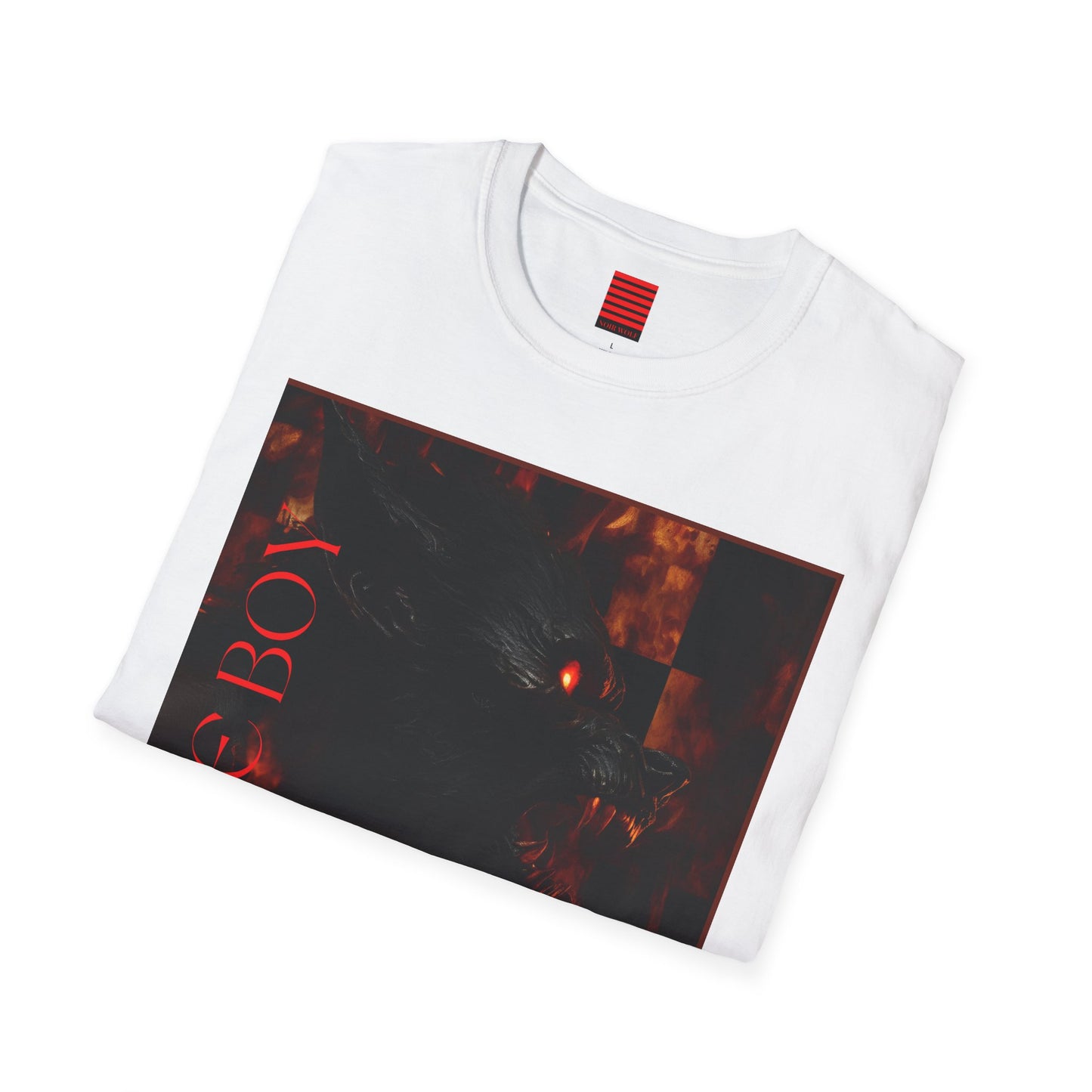 Unisex Graphic T-Shirt - Hell Boy & No Wolf Design