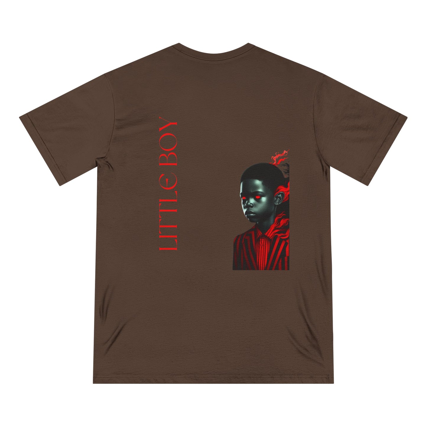 Bold Graphic Organic T-Shirt - 'Little Boy' Art Design