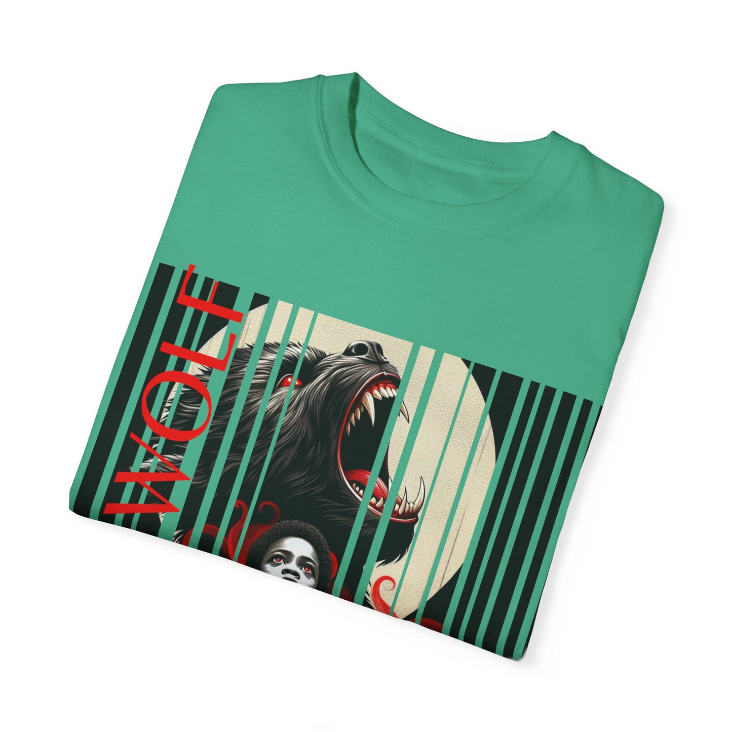Unisex Garment-Dyed T- Little boy By Noir Wolf
