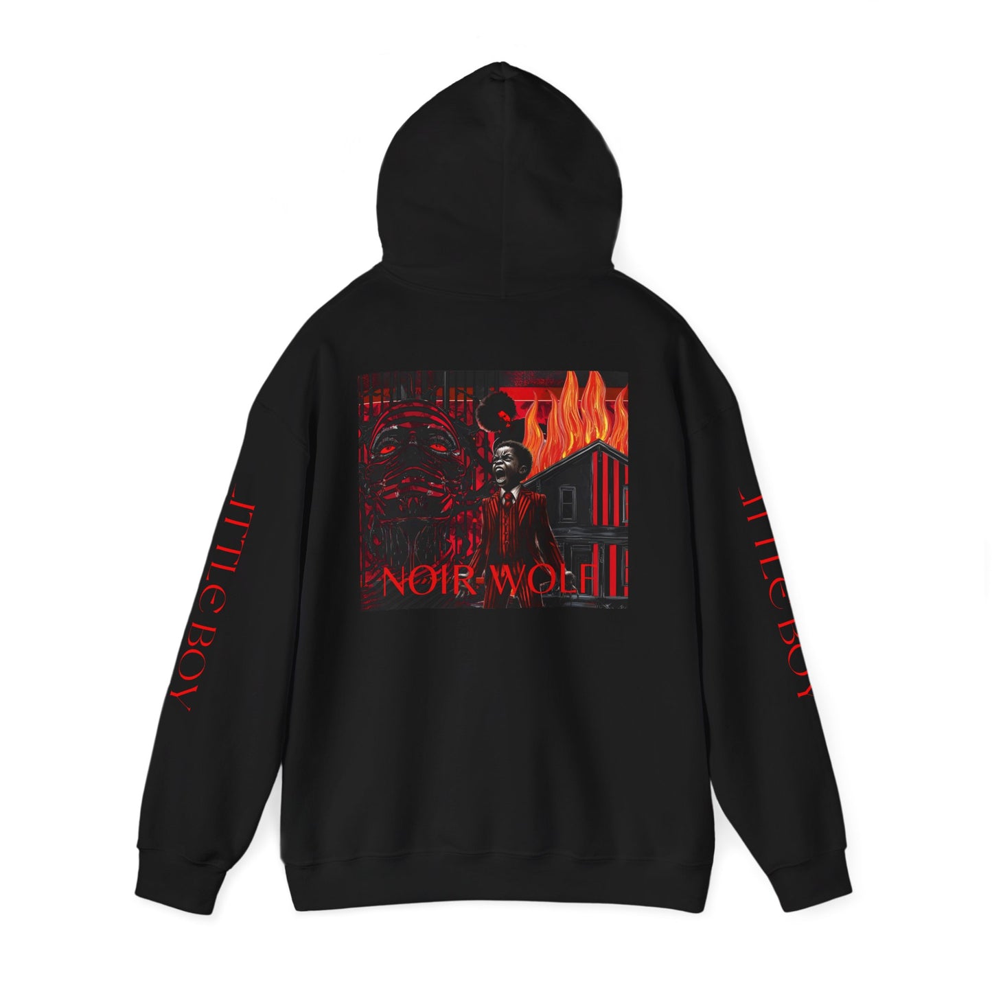 Gothic Art Hoodie, Edgy Streetwear Sweatshirt, Unisex Urban Style, Horror Aesthetic Apparel, Perfect for Gift Giving