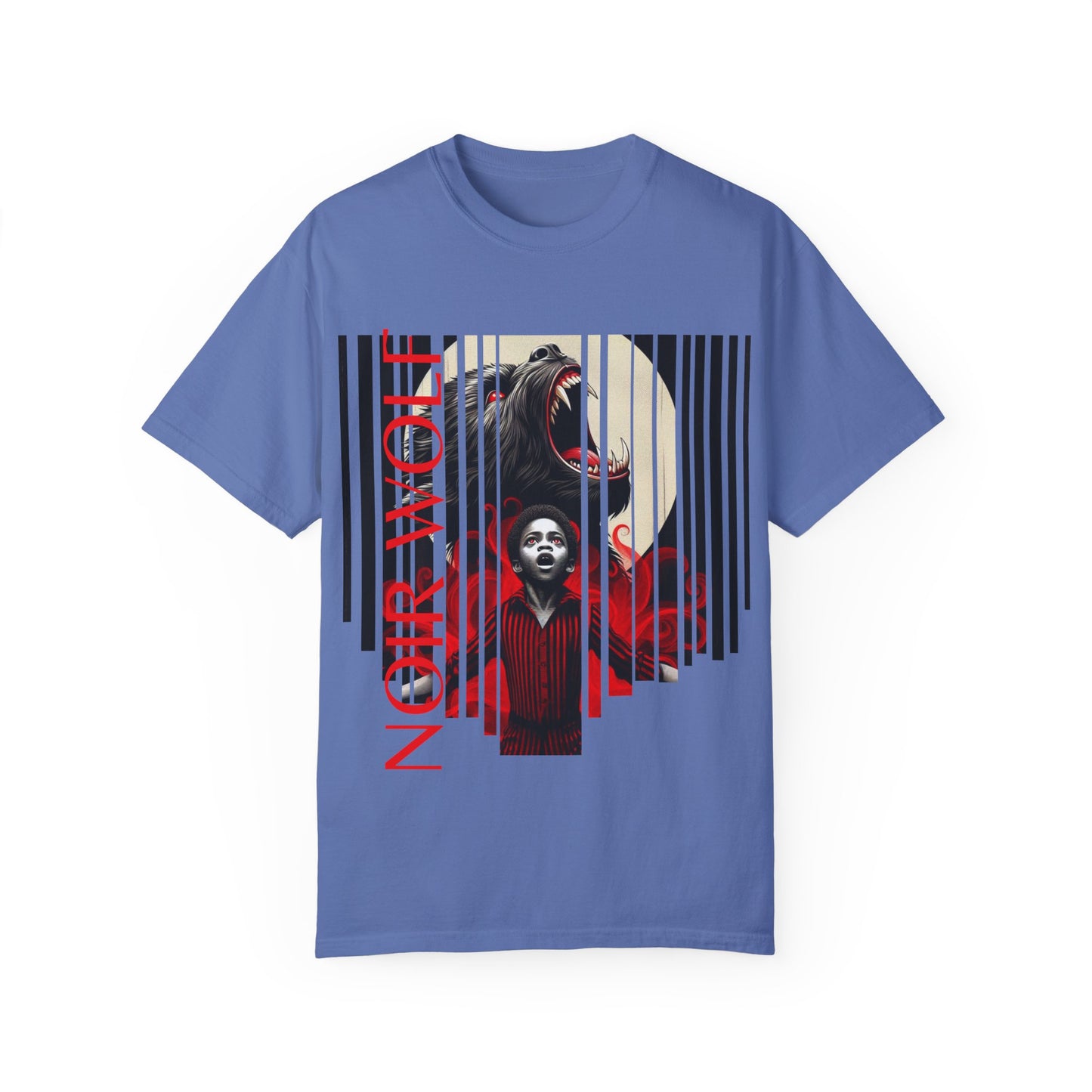 Unisex Garment-Dyed T- Little boy By Noir Wolf
