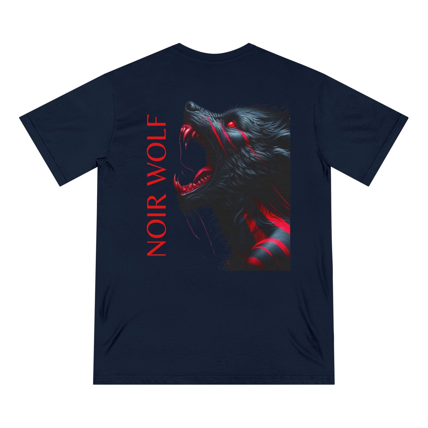 'Little Boy' & 'Noir Wolf' Graphic Organic T-Shirt - Edgy Urban Wear