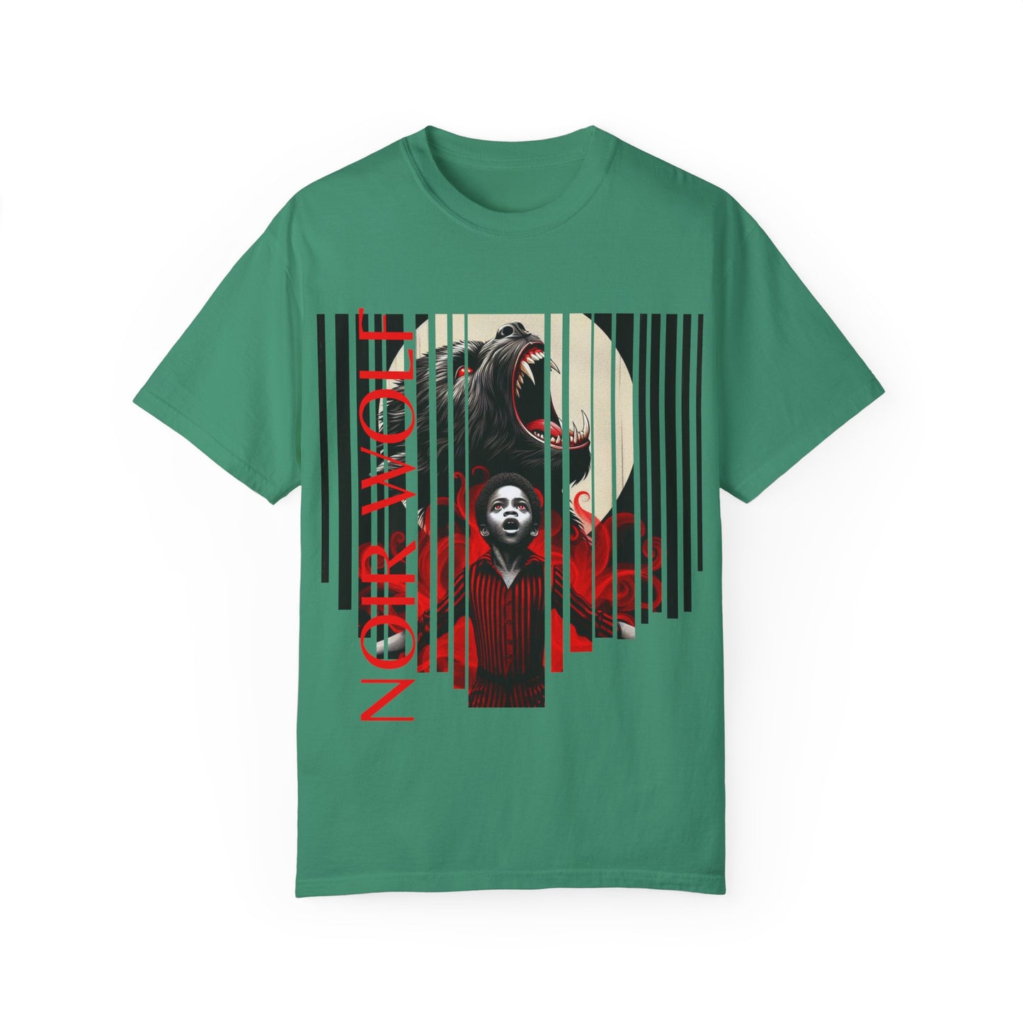 Unisex Garment-Dyed T- Little boy By Noir Wolf