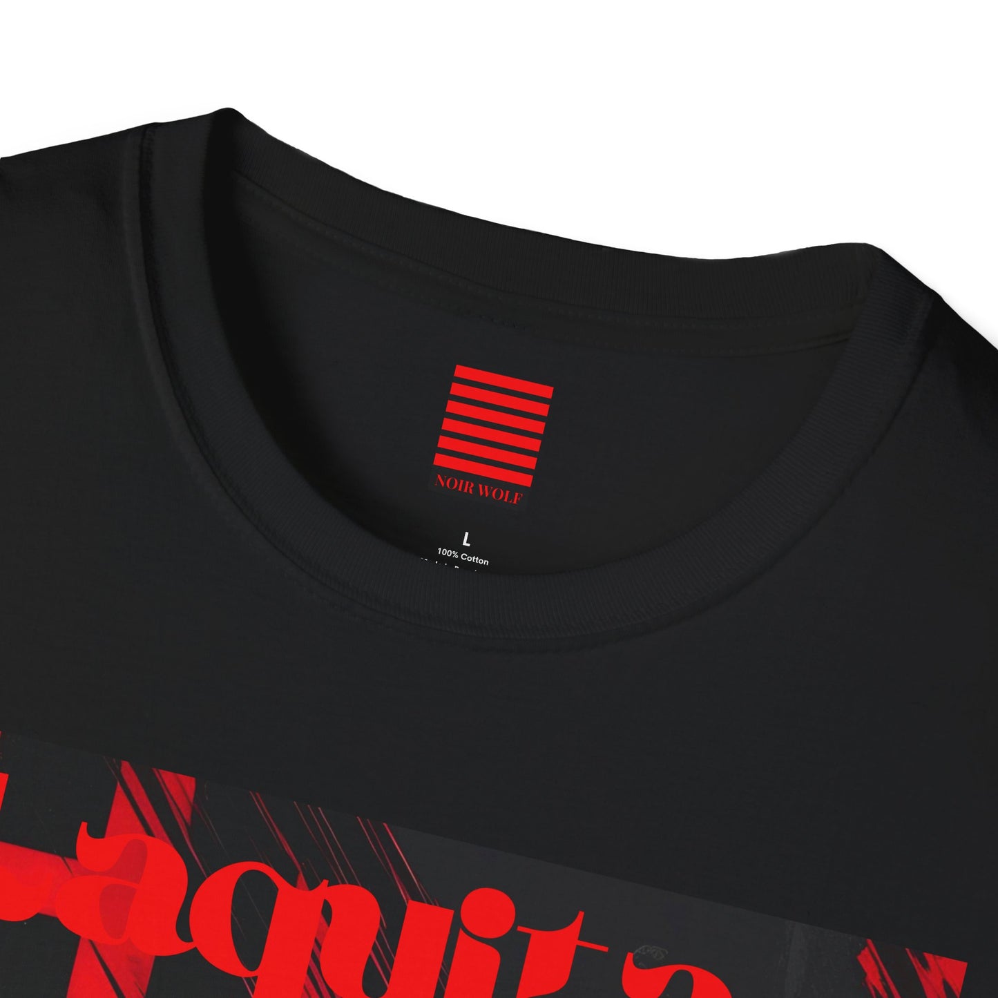Unisex Softstyle T-Shirt - Bold Noir Graphics with 'Little Boy' & 'Noir Wolf' Designs