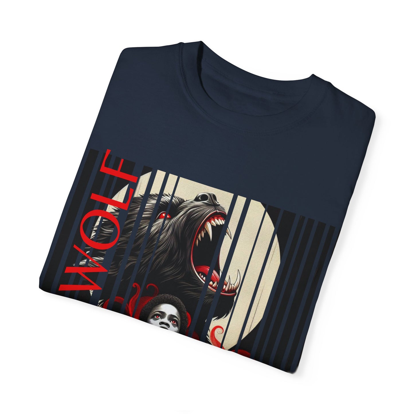Unisex Garment-Dyed T- Little boy By Noir Wolf