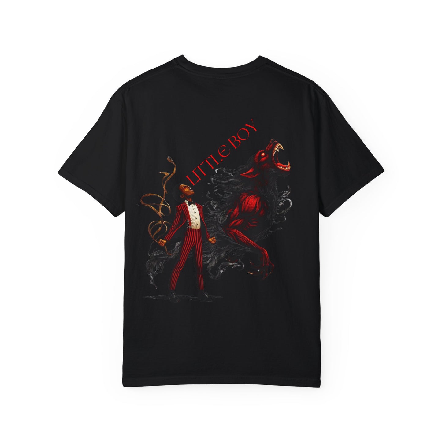Unisex Garment-Dyed T- Little boy By Noir Wolf
