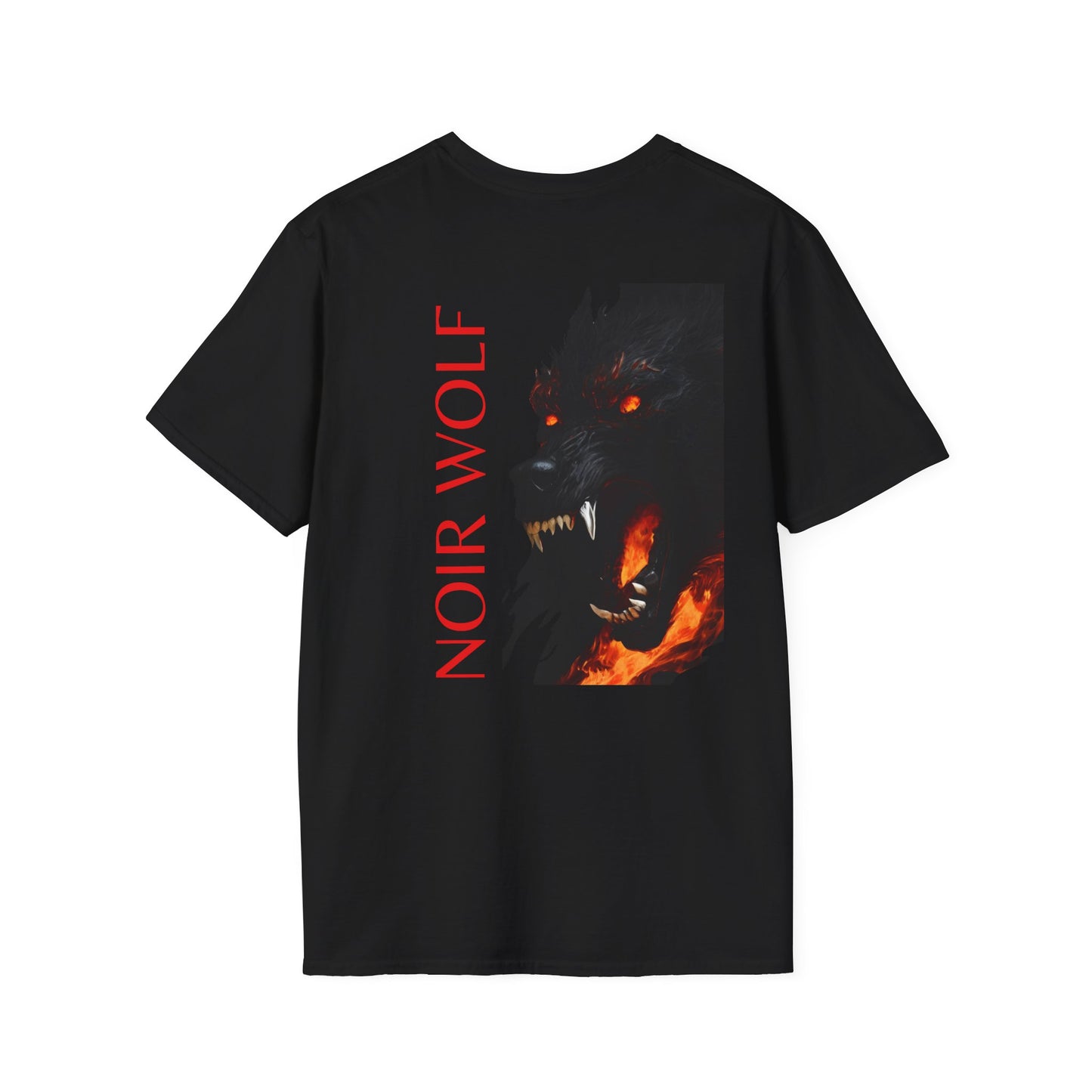 Edgy Graphic Unisex T-Shirt - 'Little Boy' and 'Noir Wolf' Design