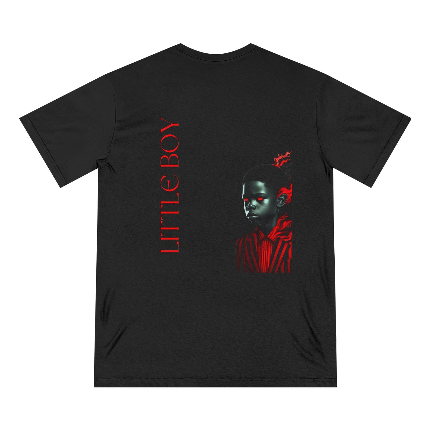 Bold Graphic Organic T-Shirt - 'Little Boy' Art Design