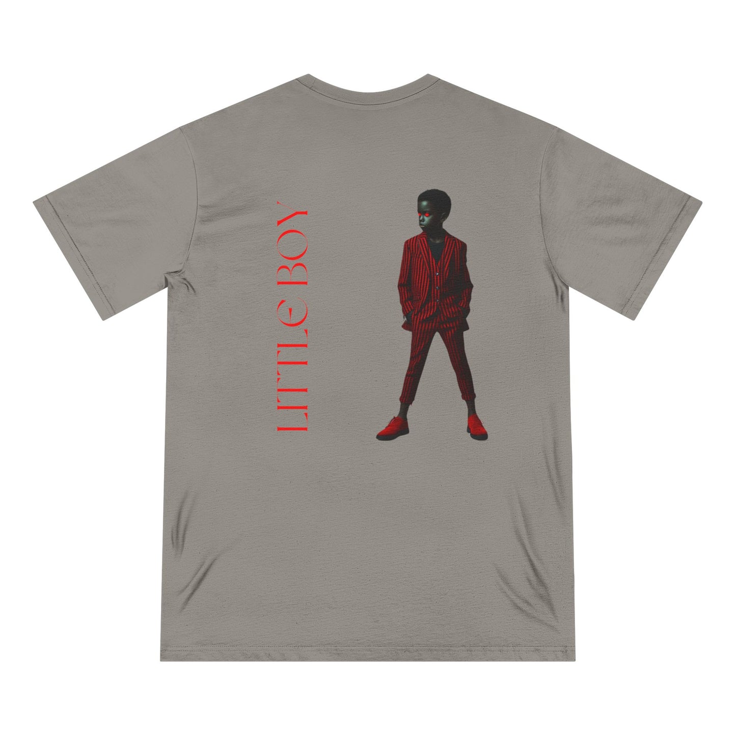 Bold Graphic Organic T-shirt - 'Little Boy' Design