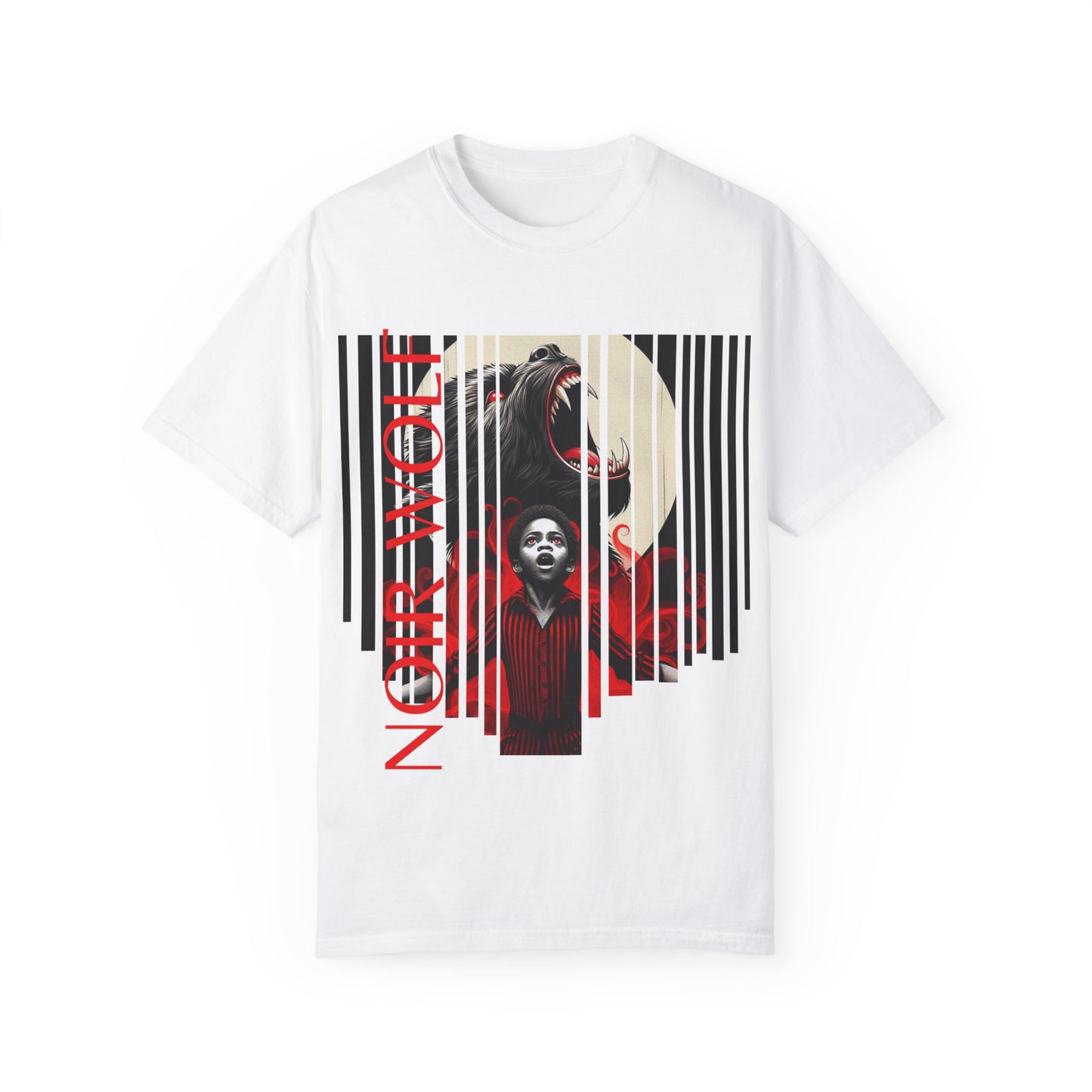 Unisex Garment-Dyed T- Little boy By Noir Wolf