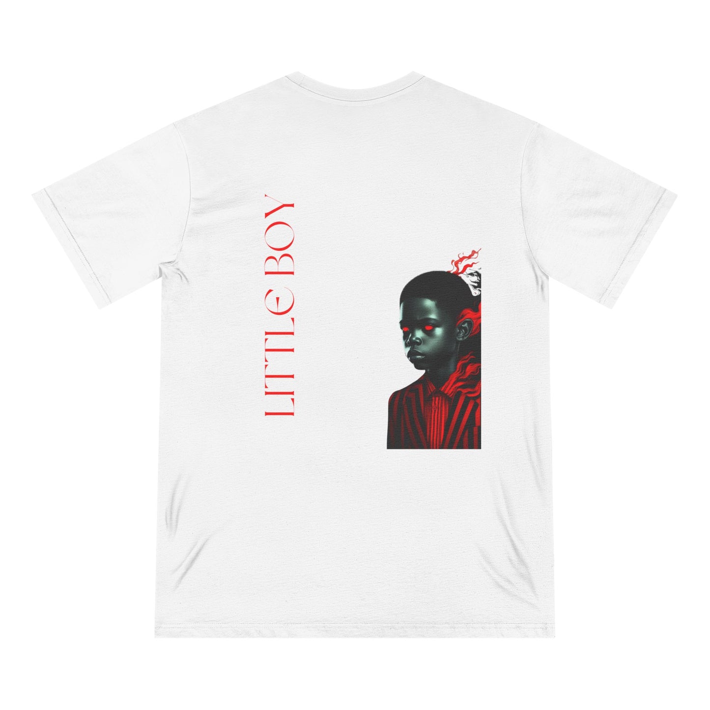 Bold Graphic Organic T-Shirt - 'Little Boy' Art Design