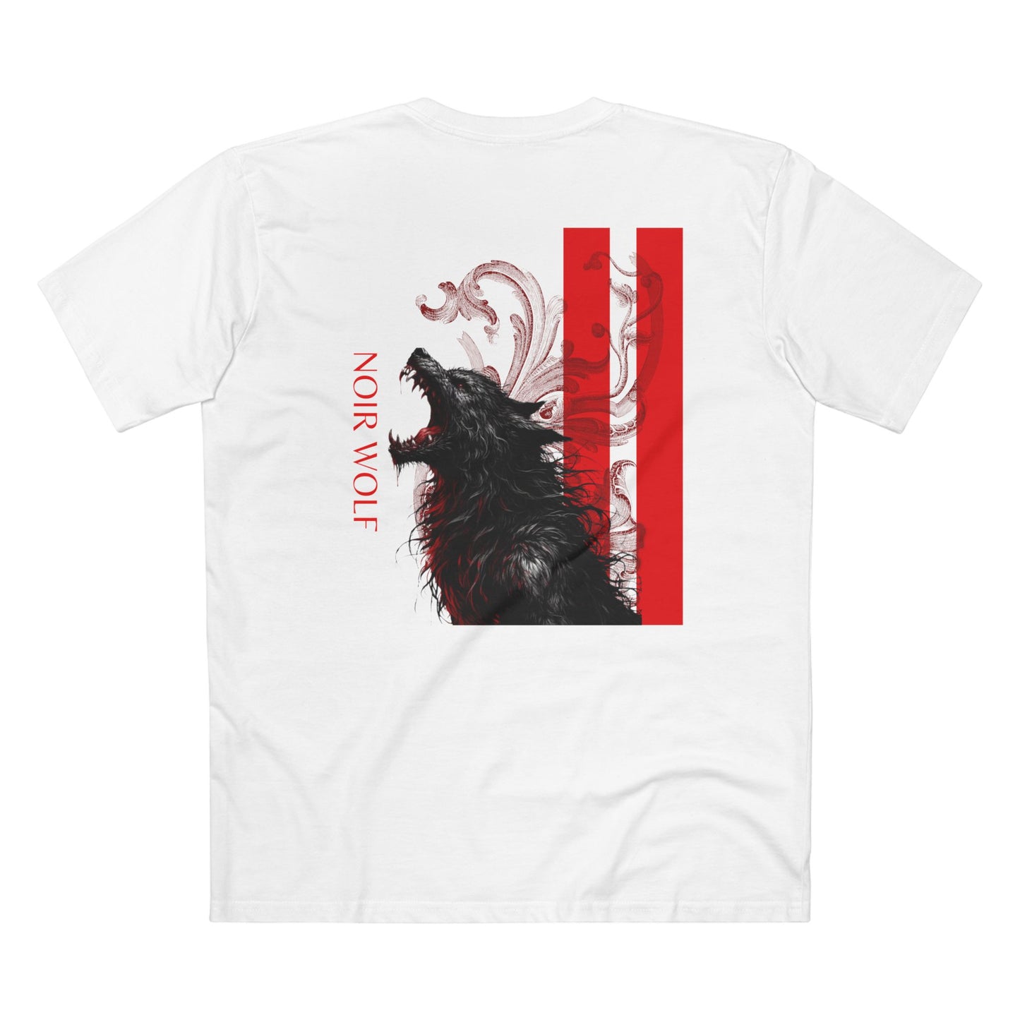 Men's Staple Tee Noir Wolf Little Boy
