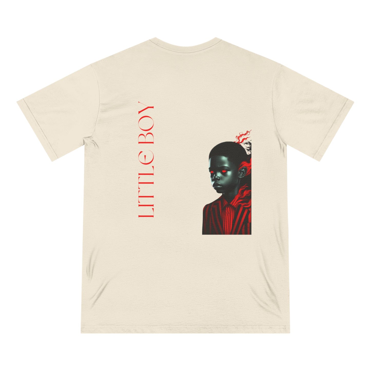 Bold Graphic Organic T-Shirt - 'Little Boy' Art Design