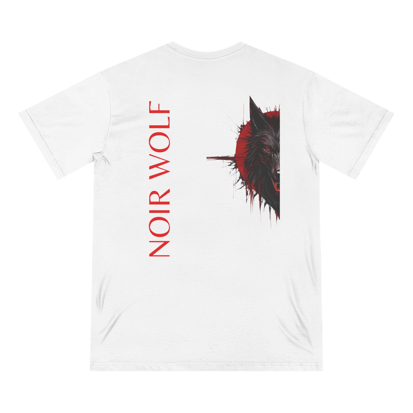 Unisex Organic Staple T-Shirt - 'Noir Wolf' Graphic Art Tee