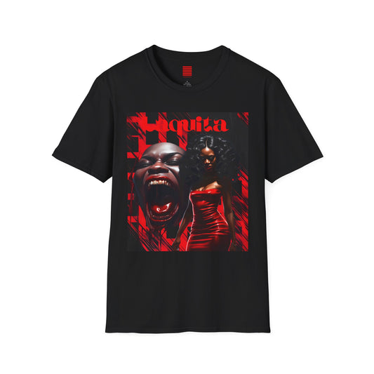 Unisex Softstyle T-Shirt - Bold Noir Graphics with 'Little Boy' & 'Noir Wolf' Designs