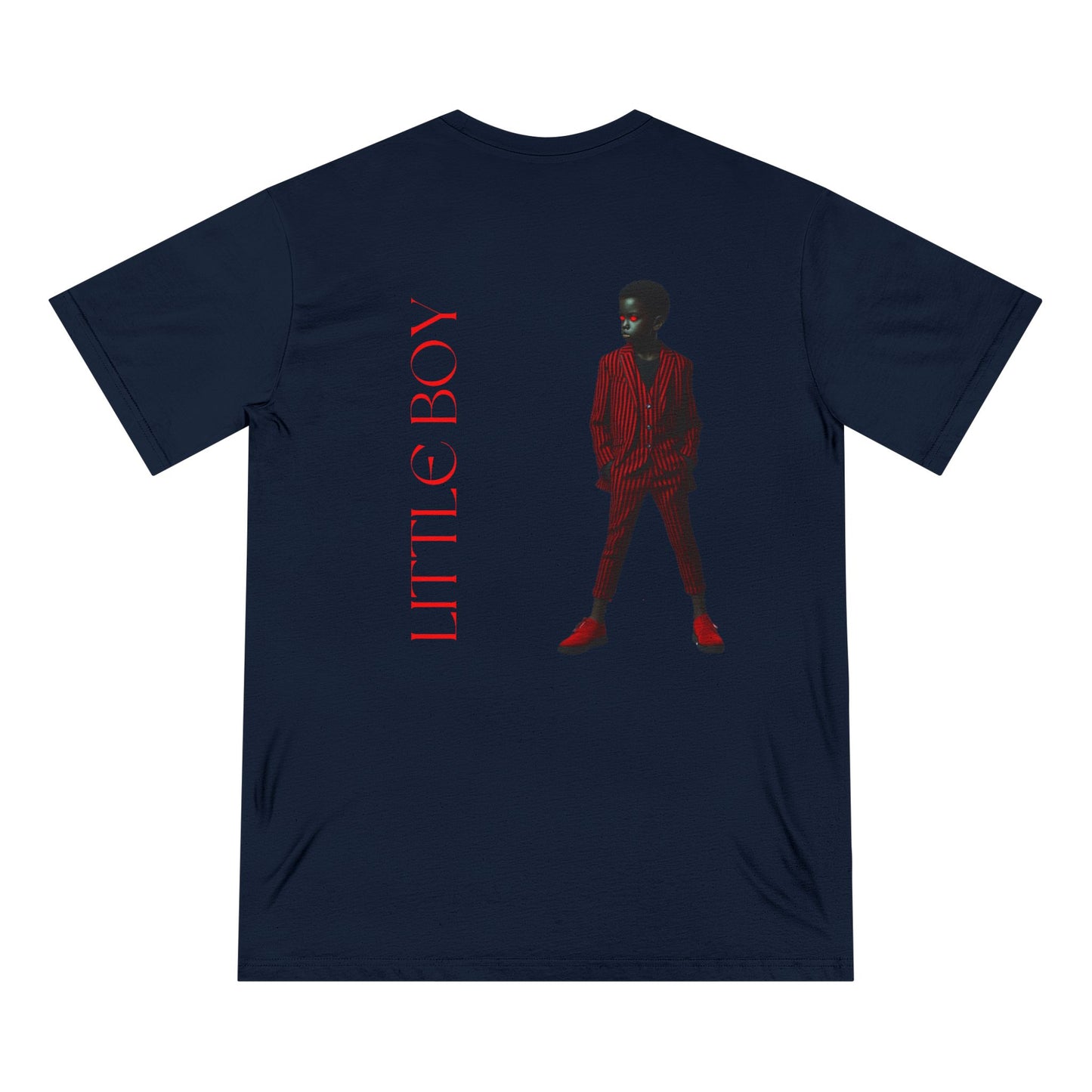 Bold Graphic Organic T-shirt - 'Little Boy' Design