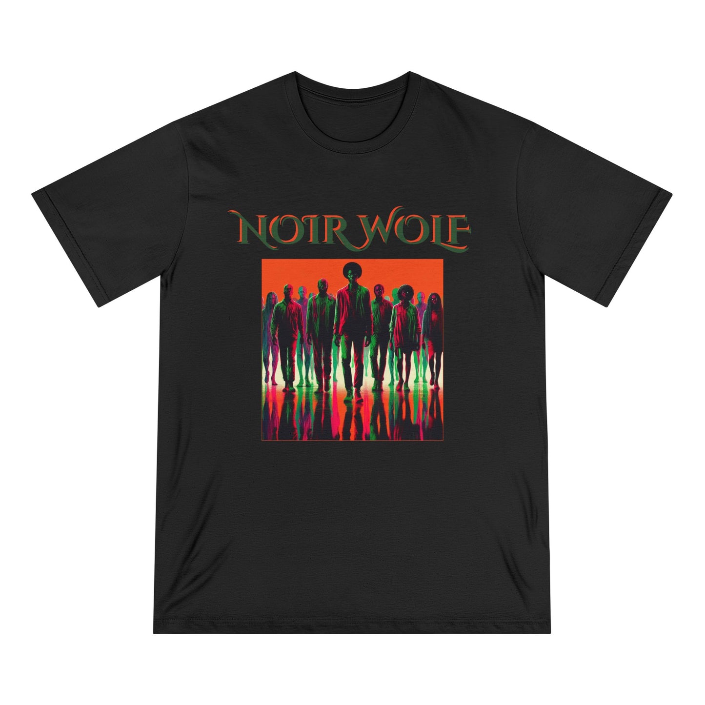 Organic Staple T-shirt  NOIR WOLF