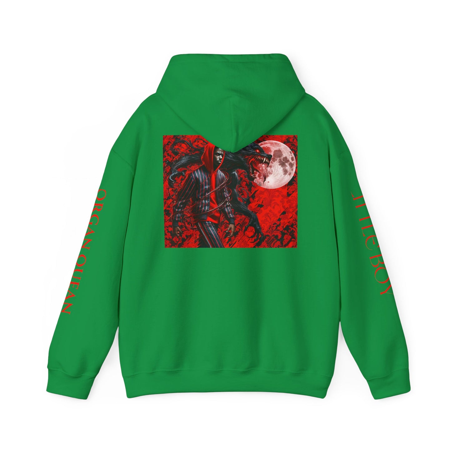 Unisex Heavy Blend™ Hooded Sweatshirt Little Boy by Noir Wolf