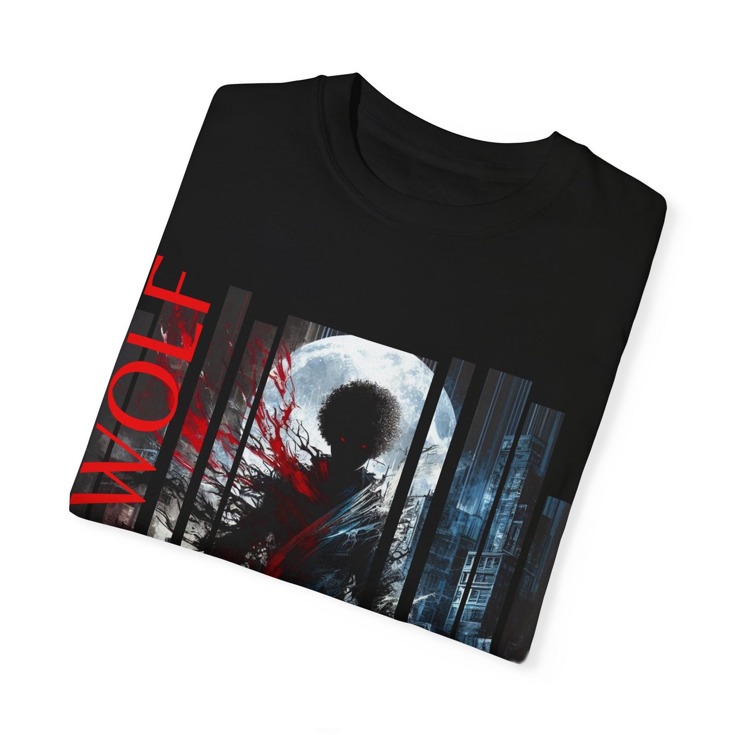 Unisex Garment-Dyed T-shirt Little Boy by Noir Wolf