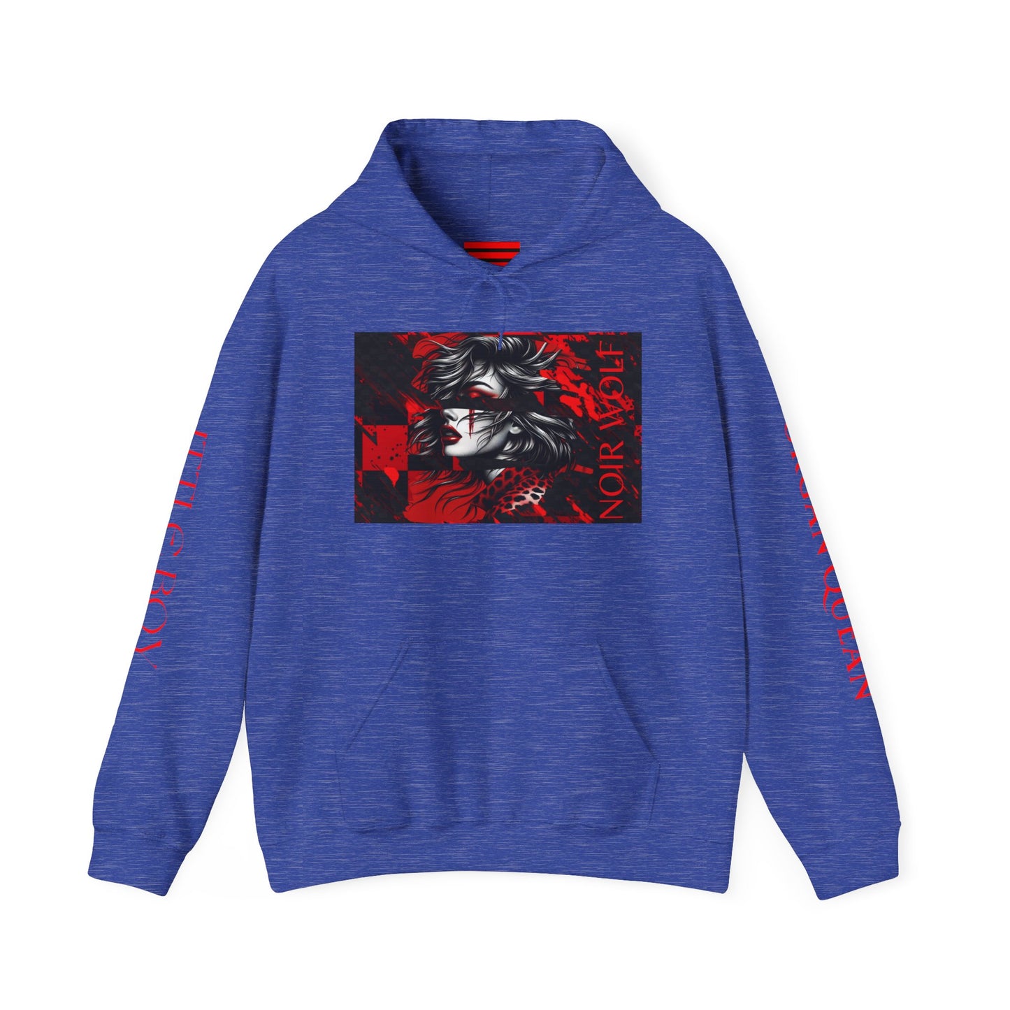 Unisex Heavy Blend™ Hooded Sweatshirt Little Boy by Noir Wolf