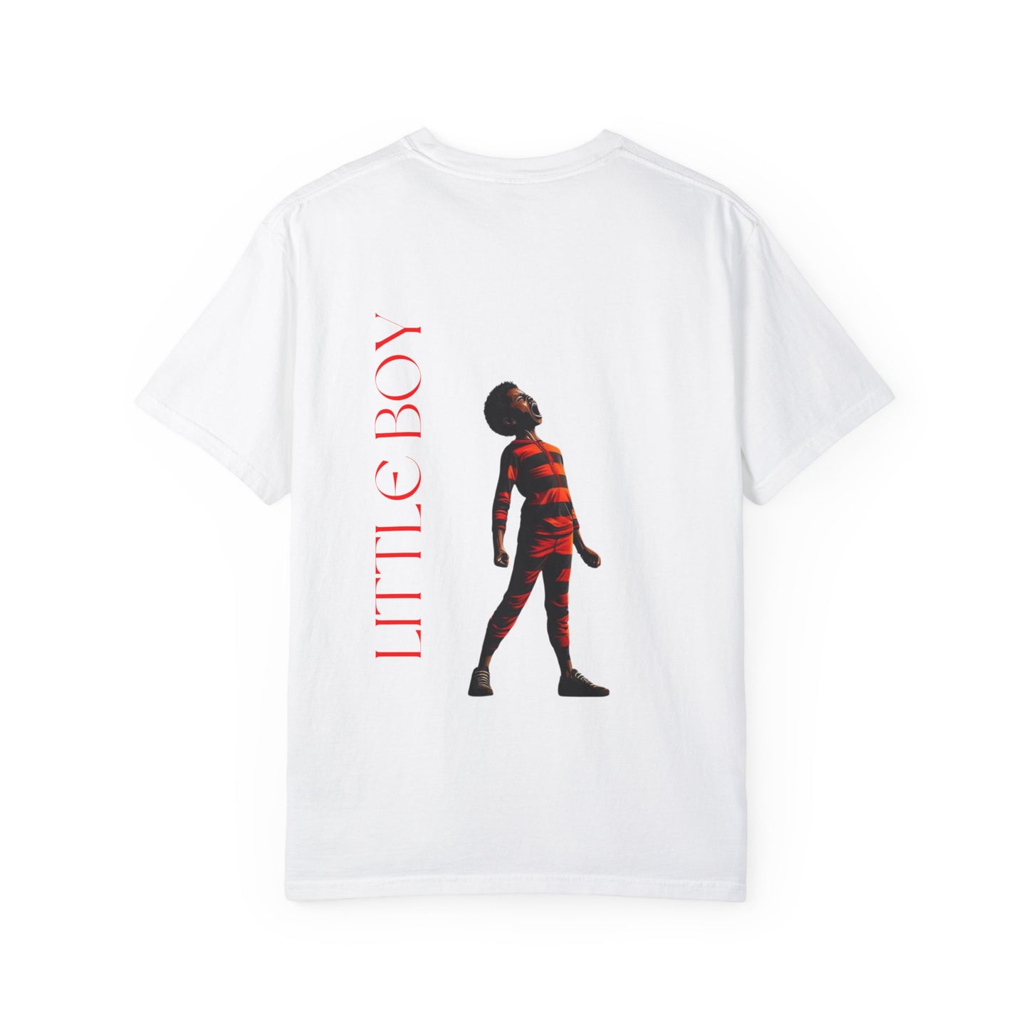 Unisex Garment-Dyed T-shirt Little boy By Noir Wolf