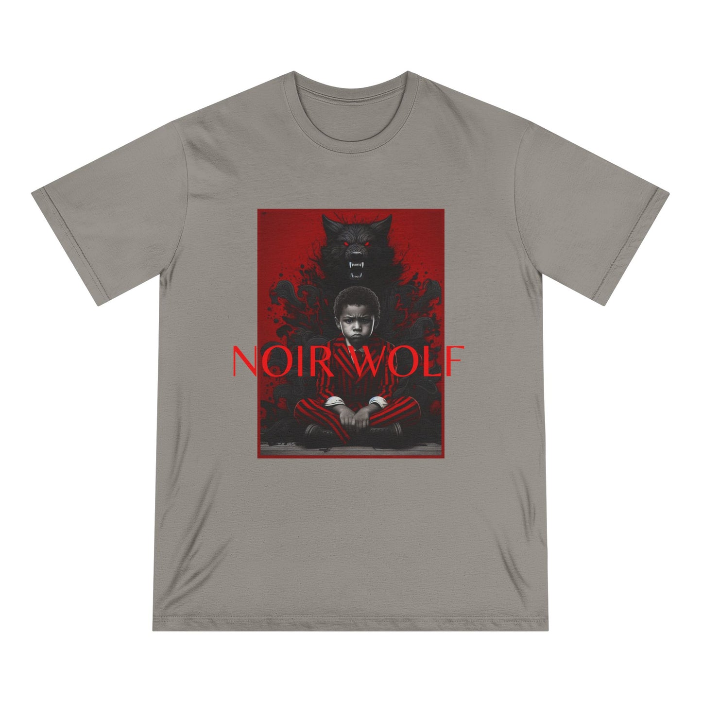 Organic Staple T-shirt Little Boy by Noir Wolf