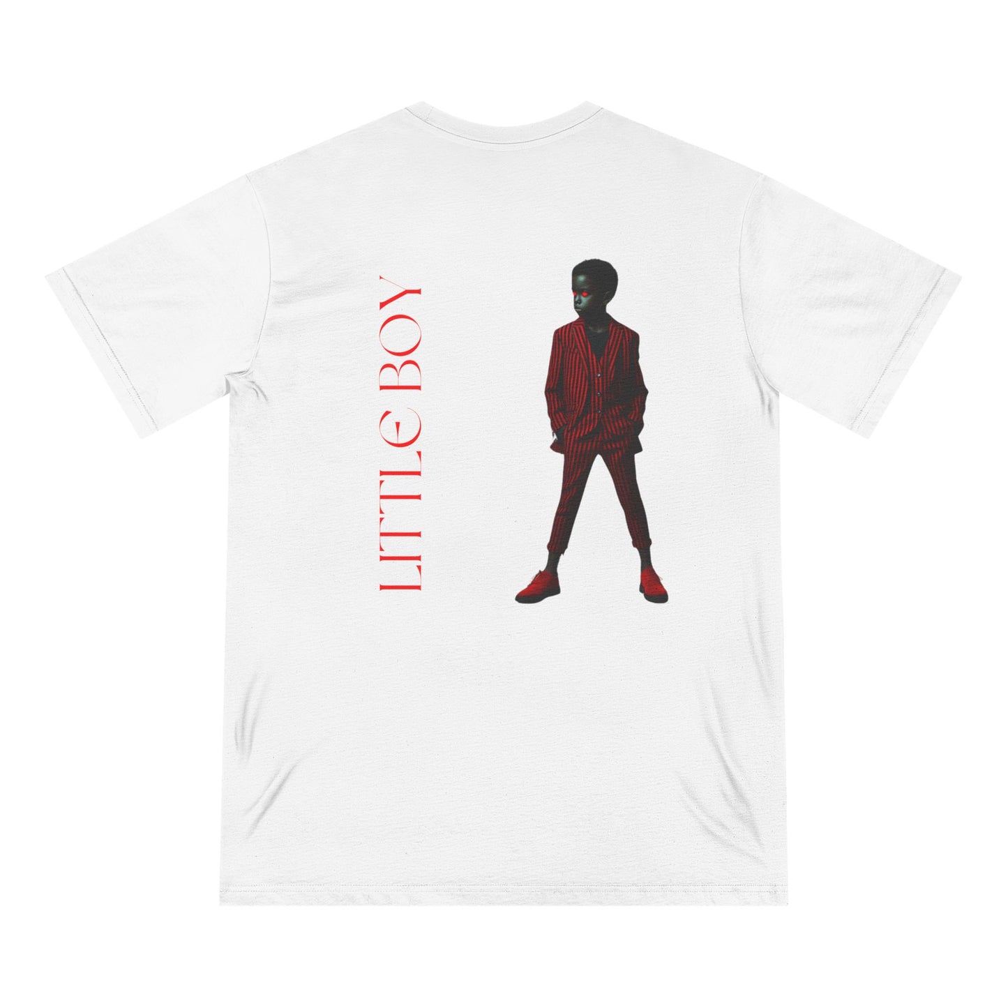 Bold Graphic Organic T-shirt - 'Little Boy' Design