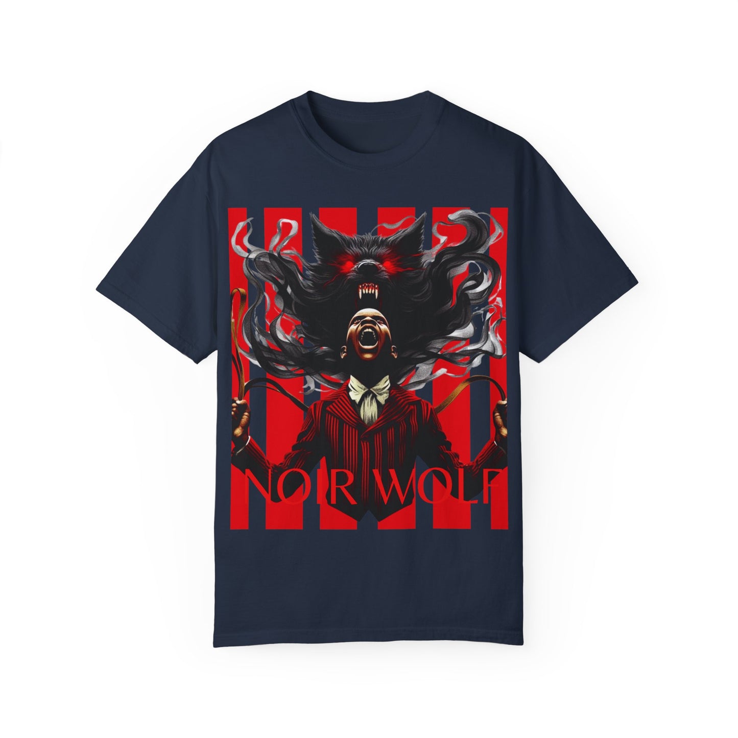 Unisex Garment-Dyed T-shirt Little boy By Noir Wolf