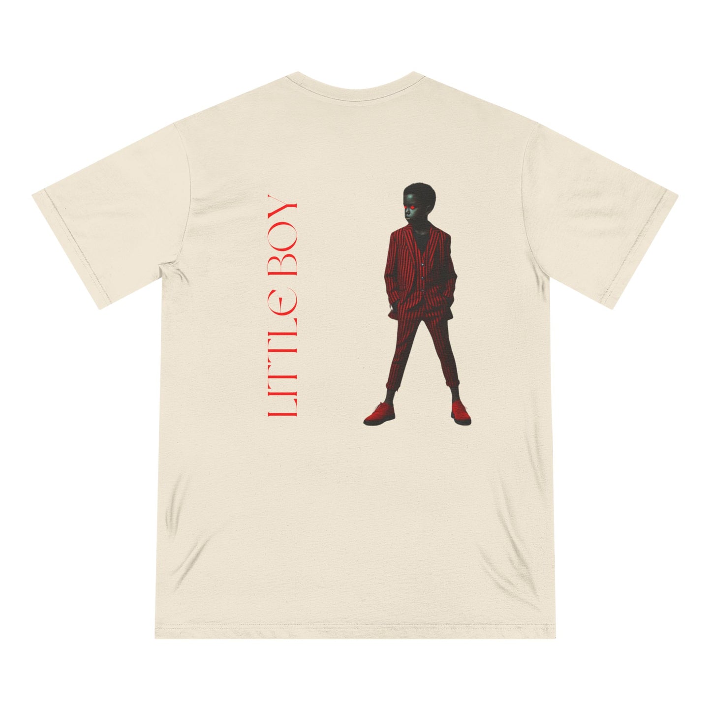 Bold Graphic Organic T-shirt - 'Little Boy' Design