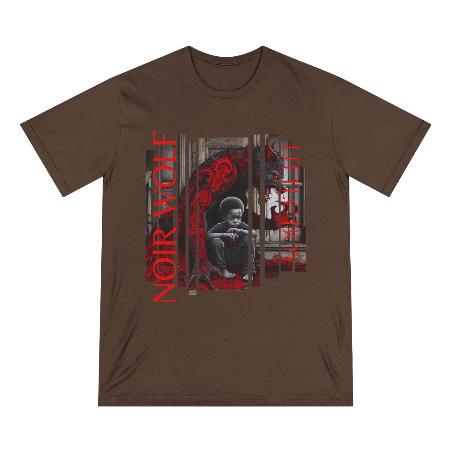 Organic Staple T-shirt Little Boy by Noir Wolf