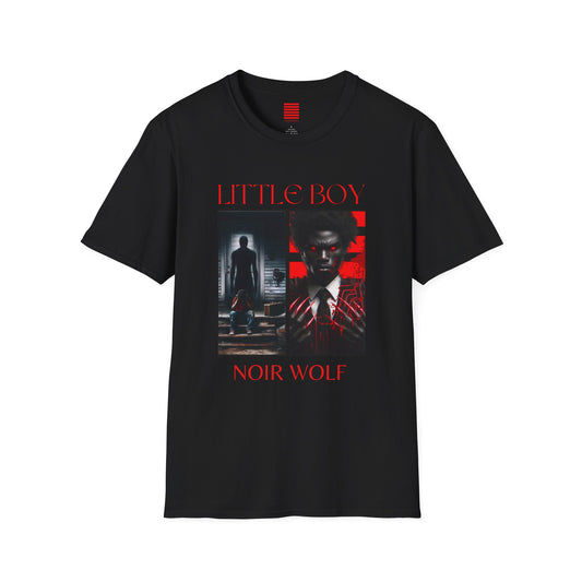 Noir Wolf Graphic Tee, Vintage Style Unisex Shirt, Perfect for Halloween, Gift for Film Lovers, Artistic Statement T-Shirt