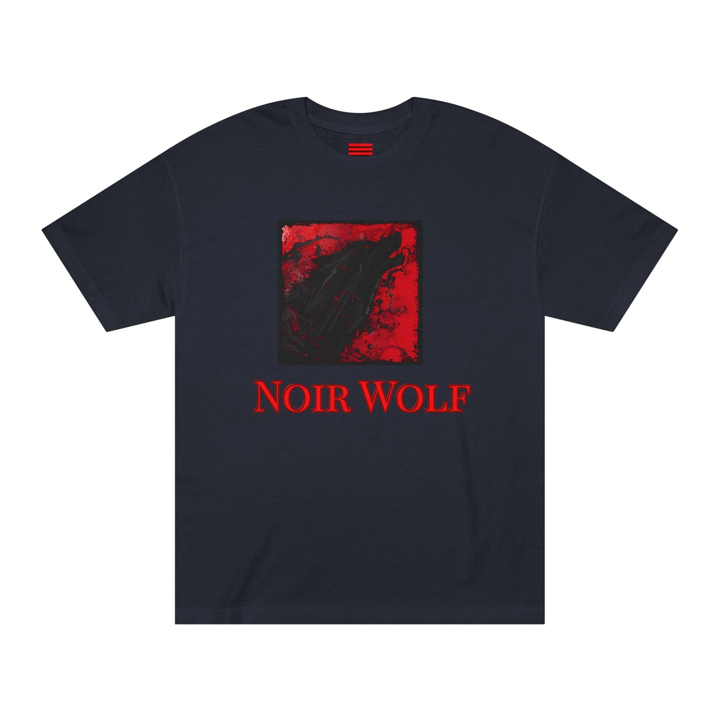 Noir Wolf Tee — Dark Gothic Wolf Graphic T-Shirt